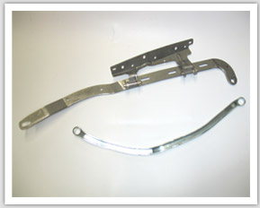 Levers for convertible roof systems